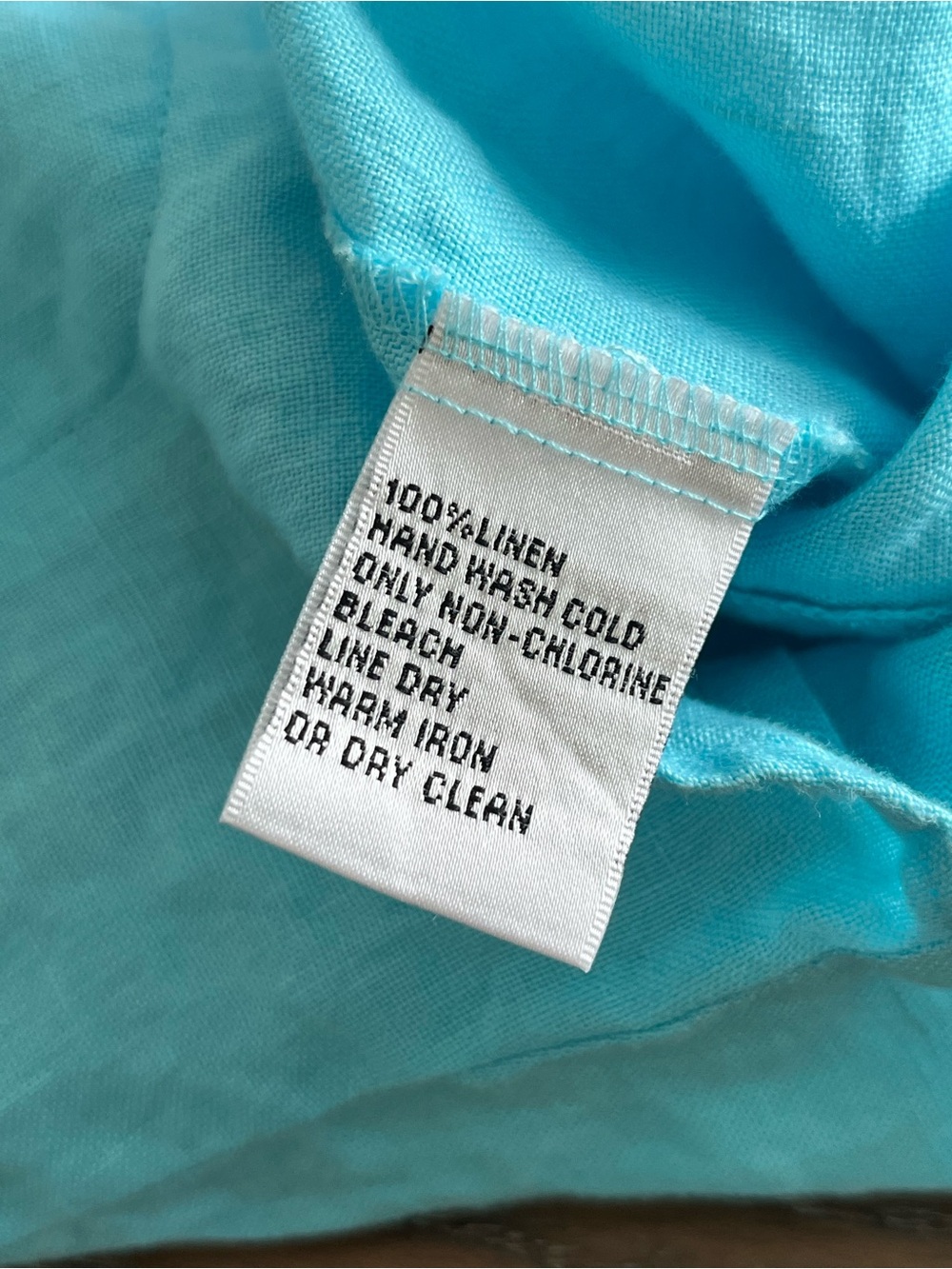 Talbots Bright Aqua Linen Shirt Jacket Size 6 - Picture 4 of 14